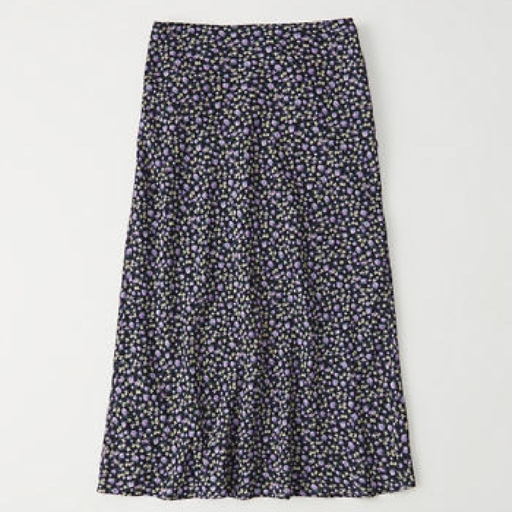 Abercrombie High Rise Midi Skirt